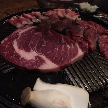 Jongro BBQ - Steak on the grill - Korean Near Me - New York, New York