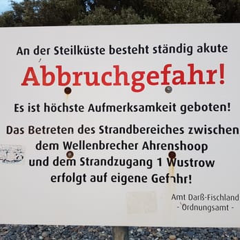 Steilküste Ahrenshoop - Ein paar Risiken muss man schon mal eingehen - Beaches Near Me