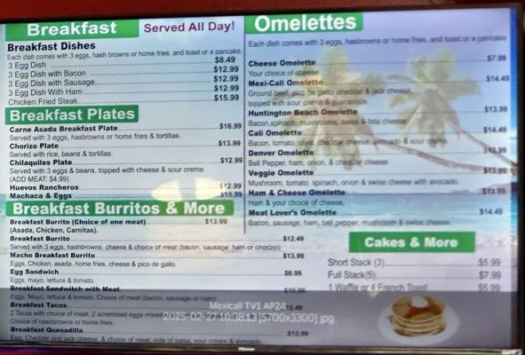 Menu photo 5 Roman's Mexi-Cali Grill Huntington Beach, CA