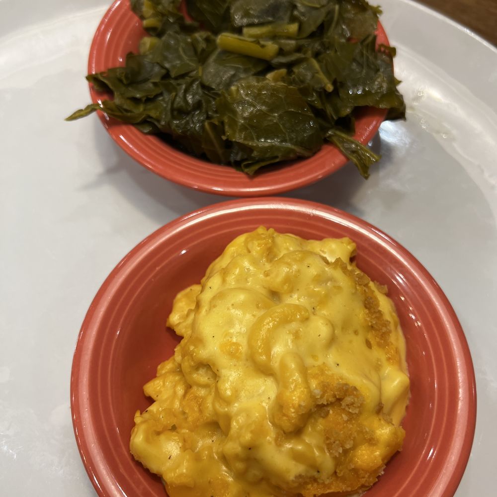 Johnny's Farm House - Sides of collard greens and mac and cheese ($3.95 each) - Chicken Shop Near Me - Concord, North Carolina Johnny's Farm House - Sides of collard greens and mac and cheese ($3.95 each) - Chicken Shop Near Me - Concord, North Carolina