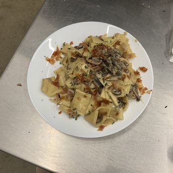 Tablespoon Cooking Co. - Pappardelle with a mushroom and prosciutto pan sauce - Cooking Classes Near Me - Cincinnati, Ohio