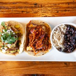 Mojo Taqueria Boulder - 2 taco plate
