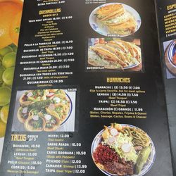 Taco Corner - Menu