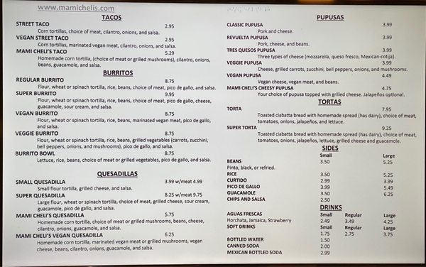 Menu photo 5 Mami Cheli’s Menlo Park, CA