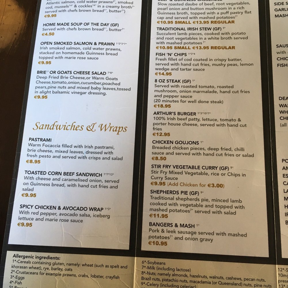 Arthur's Pub - Bars Near Me - Dublin, D Arthur's Pub - Bars Near Me - Dublin, D