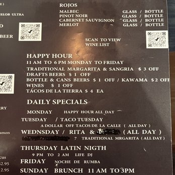 Lime & Salt Taco Bar - Happy Hour - Tacos Near Me - Columbia, Maryland