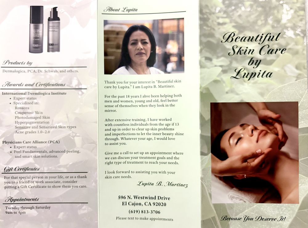 Beautiful Skin Care By Lupita Logo