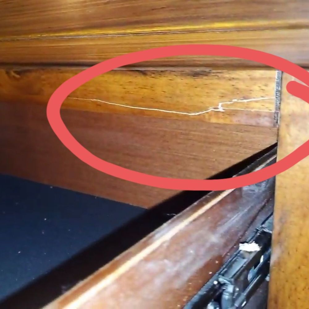 Furniture delivered damaged.