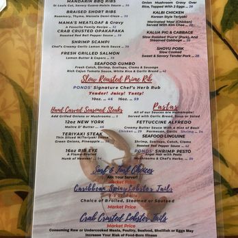 Ponds Hilo - Menu - Hawaiian Near Me - Hilo, Hawaii Ponds Hilo - Menu - Hawaiian Near Me - Hilo, Hawaii