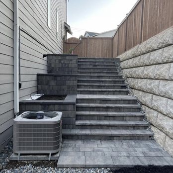 Picture Perfect Landscaping - Steps and planters - Landscaping Near Me
