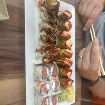 Lucky AF - Philadelphia Roll Green Lantern Roll* Spider Roll* - Asian Fusion Near Me - Richmond, Virginia Lucky AF - Philadelphia Roll Green Lantern Roll* Spider Roll* - Asian Fusion Near Me - Richmond, Virginia