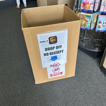 The UPS Store - A box for you quick and easy drop off for stuff you don't need receipts for. - Printing Services Near Me - Los Angeles, California The UPS Store - A box for you quick and easy drop off for stuff you don't need receipts for. - Printing Services Near Me - Los Angeles, California