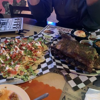 Crazy Craig's Cheeky Monkey Bar - Ribs are on point! The best pulled pork nachos that I've ever had! - Sports Bars Near Me - Branson, Missouri