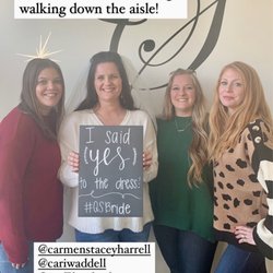 Quality Shoppe - Insta post when you "say yes to the dress"