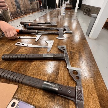 Axe Ventures LA - Wide variety of throwing axes - Axe Throwing Near Me - Los Angeles, California