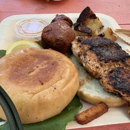 Blackened grouper sandwich Blackened grouper sandwich