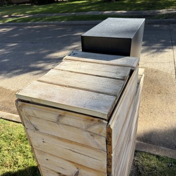 Jim’s Honey Do Heroes - Mailbox restoration before trim reinstalled - Handyman Near Me Jim’s Honey Do Heroes - Mailbox restoration before trim reinstalled - Handyman Near Me