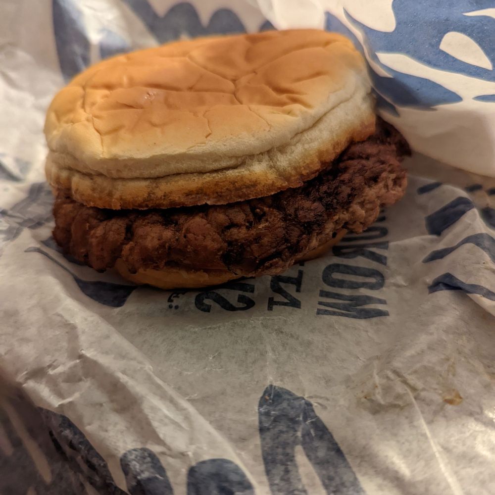 Culver's - A single burger with lettuce and tomato. (I know this isn't a good photo, but the hamburger was delicious) - Burgers Near Me - Platte City, Missouri Culver's - A single burger with lettuce and tomato. (I know this isn't a good photo, but the hamburger was delicious) - Burgers Near Me - Platte City, Missouri