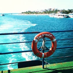 Ferry Punta Sam-Isla Mujeres - Desde el Ferry la vista del Mar Caribe es maravillosa