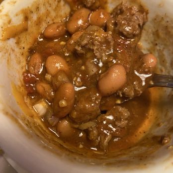 Texas Roadhouse - Cup of delicious chili...half empty - Steakhouses Near Me - Lakeland, Florida Texas Roadhouse - Cup of delicious chili...half empty - Steakhouses Near Me - Lakeland, Florida
