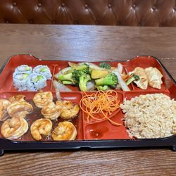 Sushiro Steak House - Teriyaki shrimp bento box