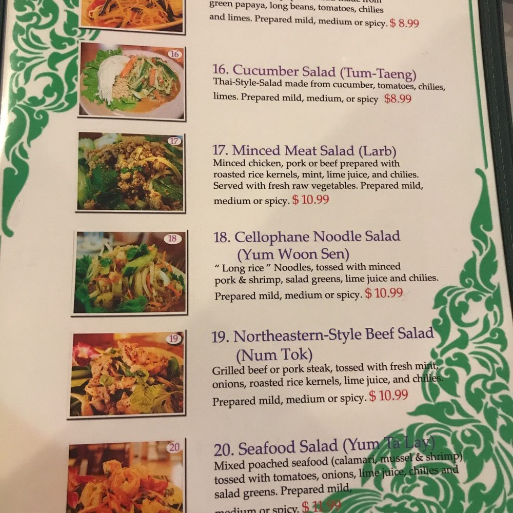 Siam Square - Menu 4 - Thai Near Me - Honolulu, Hawaii