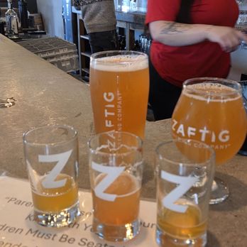 Zaftig Brewing Co & Taproom - Our samples and our full size brews - Breweries Near Me - Worthington, Ohio Zaftig Brewing Co & Taproom - Our samples and our full size brews - Breweries Near Me - Worthington, Ohio