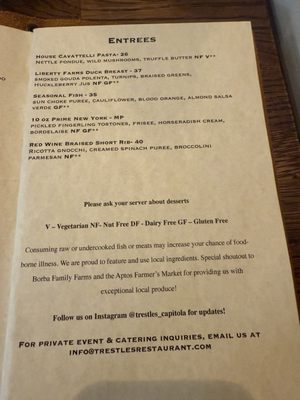Menu photo 7 Trestles Restaurant Capitola, CA Menu photo 7 Trestles Restaurant Capitola, CA