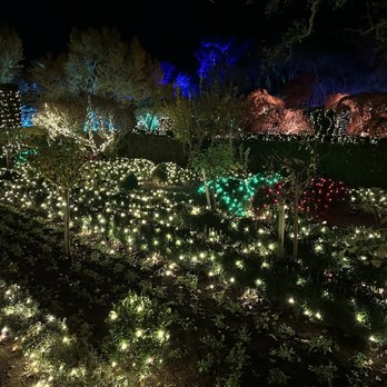 Filoli - Holiday lights at Filoli - Botanical Gardens Near Me - Woodside, California