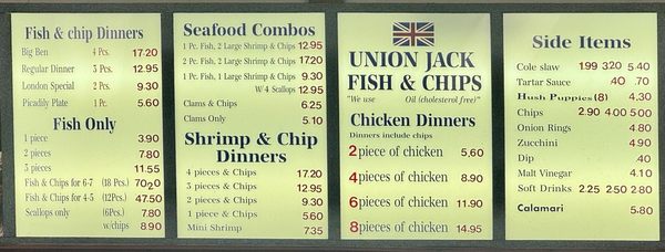 Menu photo 3 Union Jack Fish & Chips Fountain Valley, CA Menu photo 3 Union Jack Fish & Chips Fountain Valley, CA