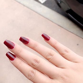 Kathy's Nails - Short coffin done by Nancy. Love them - Nail Salons Near Me - Santa Ana, California Kathy's Nails - Short coffin done by Nancy. Love them - Nail Salons Near Me - Santa Ana, California