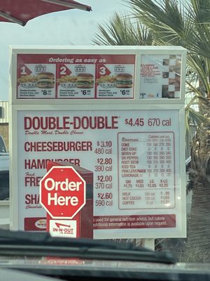 Menu photo 3 In-N-Out Burger Bakersfield, CA Menu photo 3 In-N-Out Burger Bakersfield, CA