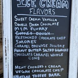 Sweet Cute Ice Cream - Menu of flavors
