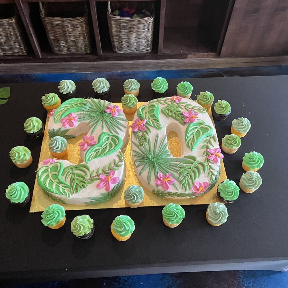 a cake with the number 50 on it a cake with the number 50 on it