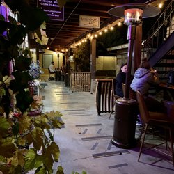 Nashoba Wines - Cozy outside patio seating at Nashoba Wines, Cork It Again, wine bar in Davis, CA, Yolo County,