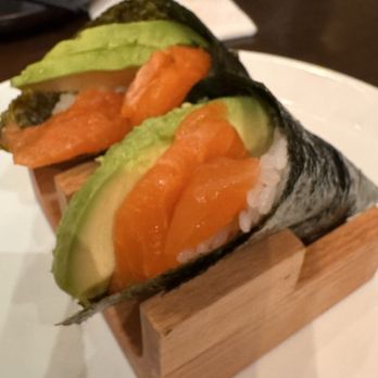 Sushi Rock Grill and Bar - Salmon avocado hand rolls - Sushi Bars Near Me - Altamonte Springs, Florida