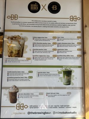 Menu photo 1 The Brewing Bean Rancho Cordova, CA Menu photo 1 The Brewing Bean Rancho Cordova, CA