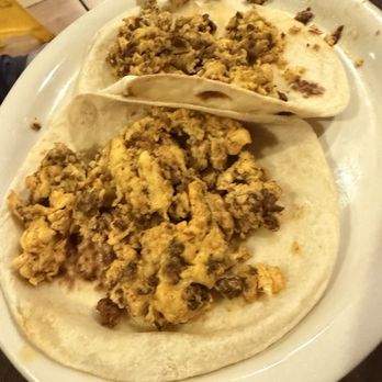 Casa Garcia's - Round Rock - Chorizo and egg taco - Tex-Mex Near Me - Round Rock, Texas