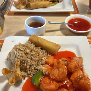 Bamboo Asian Kitchen - Sweet & Sour shrimp/Almond Chicken - Chinese Near Me - Phoenix, Arizona