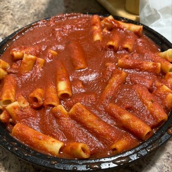 La Hacienda Brighton - Large Ziti w/ extra Sauce & a tiny piece of a roll - Pizza Near Me - Tonawanda, New York La Hacienda Brighton - Large Ziti w/ extra Sauce & a tiny piece of a roll - Pizza Near Me - Tonawanda, New York