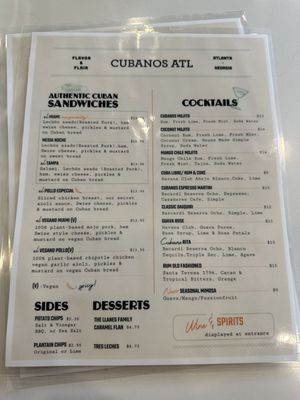 Menu photo 2 Cubanos ATL Roswell, GA
