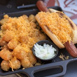Samuel Horne's Tavern - Hot dog , side of tater tots