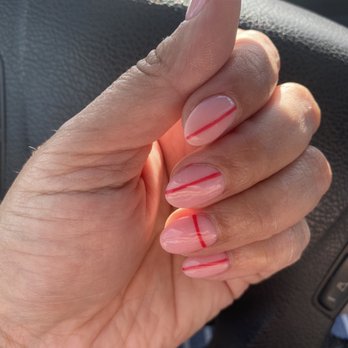 D & D Nails & Spa - Dip base with shellac polish design - nails by Henry - Nail Salons Near Me - Puyallup, Washington D & D Nails & Spa - Dip base with shellac polish design - nails by Henry - Nail Salons Near Me - Puyallup, Washington