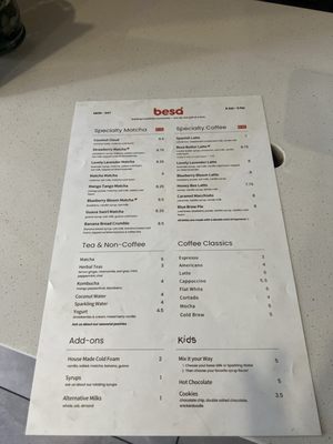 Menu photo 2 Besa Santa Ana, CA Menu photo 2 Besa Santa Ana, CA