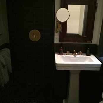 The Dean Hotel - Tiny but stylish bathroom - Hotels Near Me - Providence, Rhode Island The Dean Hotel - Tiny but stylish bathroom - Hotels Near Me - Providence, Rhode Island