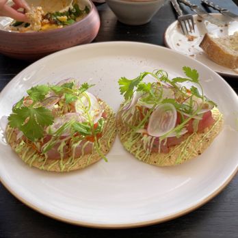 Atelier Manna - Special of the day: ahi poke tostada - Cafes Near Me - Encinitas, California Atelier Manna - Special of the day: ahi poke tostada - Cafes Near Me - Encinitas, California