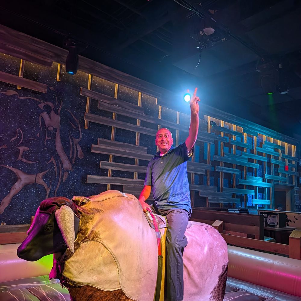 PBR Cowboy Bar - Forgot to ask for a video of my ride, but here is a picture of me sitting on it. - Dance Clubs Near Me - Orlando, Florida PBR Cowboy Bar - Forgot to ask for a video of my ride, but here is a picture of me sitting on it. - Dance Clubs Near Me - Orlando, Florida