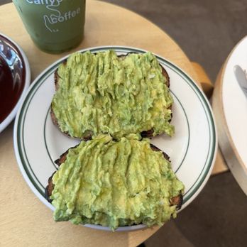 Canyon Coffee - Avocado Toast on GF Sourdough - Coffee Roasteries Near Me - Los Angeles, California Canyon Coffee - Avocado Toast on GF Sourdough - Coffee Roasteries Near Me - Los Angeles, California