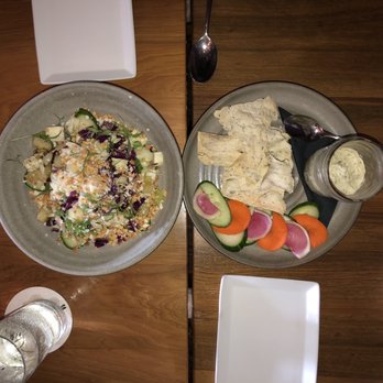Indigenous Restaurant - Salad, green curry dip - New American Near Me - Sarasota, Florida Indigenous Restaurant - Salad, green curry dip - New American Near Me - Sarasota, Florida