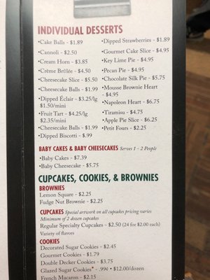 Menu photo 2 Rao's Bakery Beaumont, TX